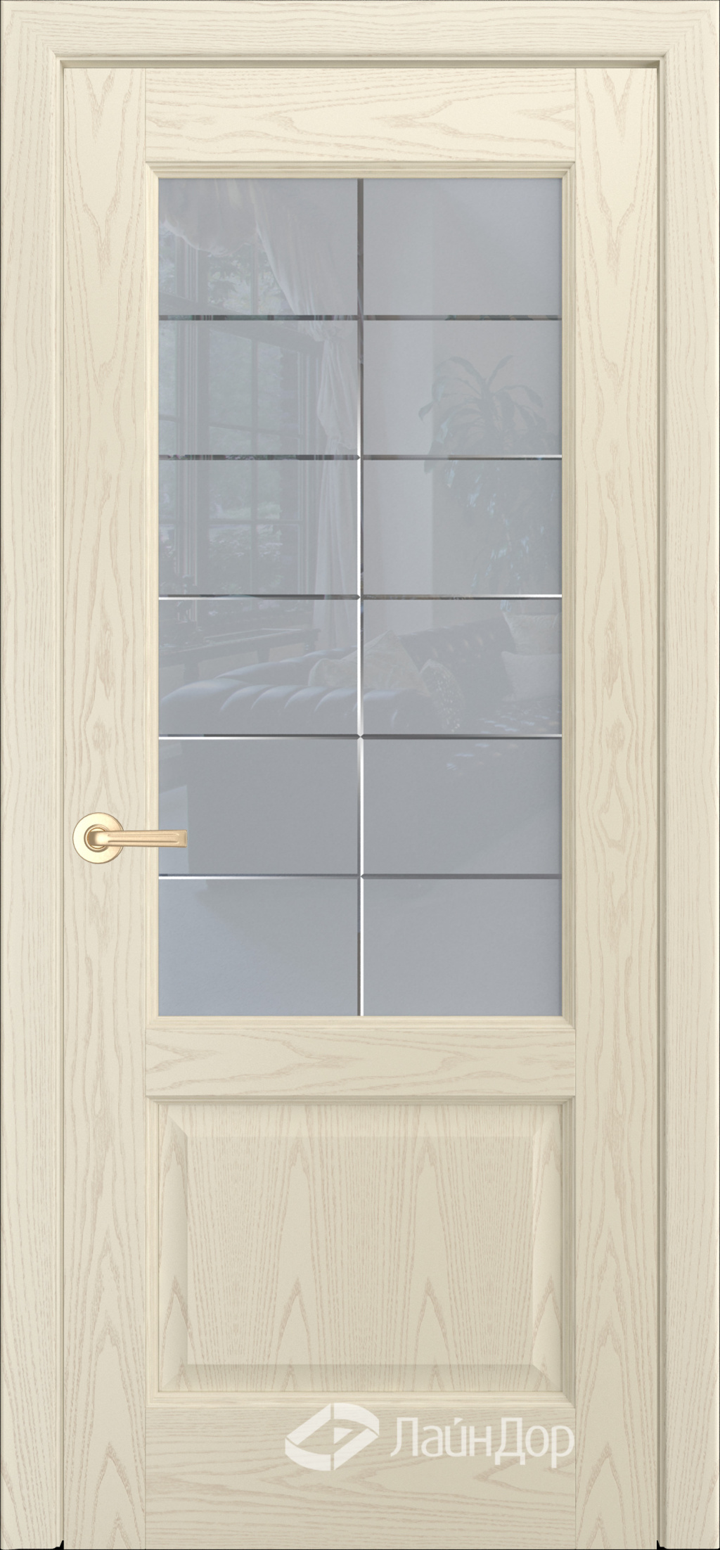 ЛайнДор Межкомнатная дверь Кантри-К ПО Решетка-1, арт. 10358 - фото №1