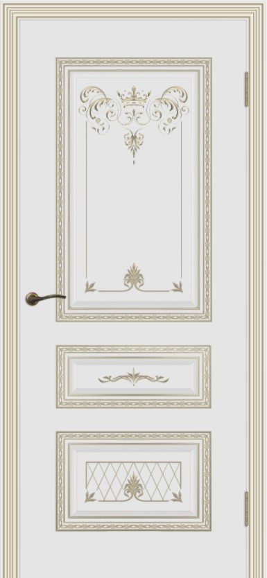Cordondoor Межкомнатная дверь Трио Корона В3 ПГ, арт. 10900 - фото №1