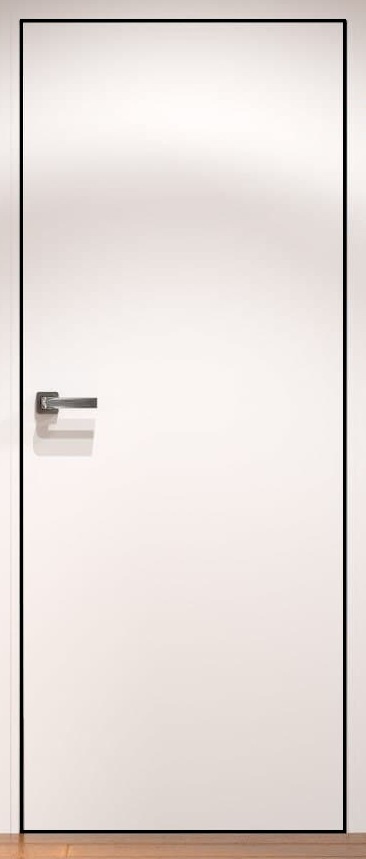 SV-Design Межкомнатная дверь Invisible Black с 2 сторон под покраску, арт. 19909 - фото №1