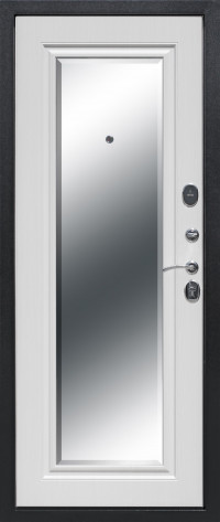 Феррони Входная дверь 7,5 см Гарда серебро зеркало фацет, арт. 0004259