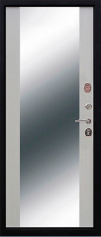 Феррони Входная дверь 11 см Изотерма серебро Зеркало фацет, арт. 0005435
