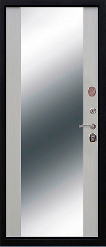 Феррони Входная дверь 11 см Изотерма серебро Зеркало фацет, арт. 0005435 - фото №1