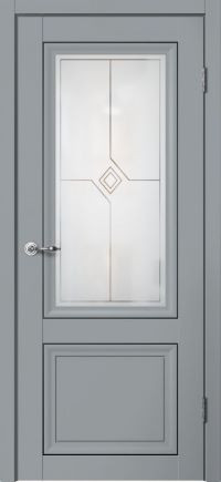 Flydoors Межкомнатная дверь М01 ПО Ромб, арт. 28711